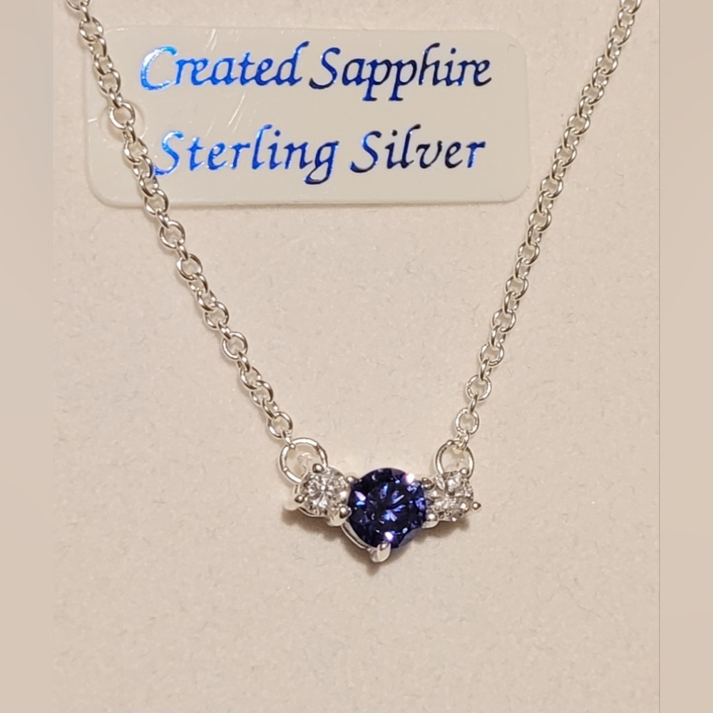 sapphire necklace